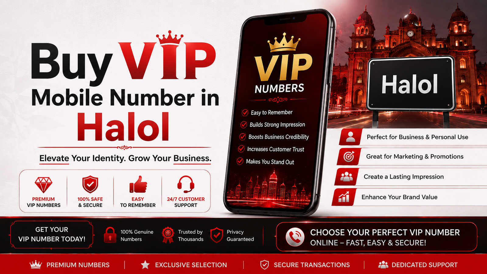 Buy VIP Mobile Number in Halol | Fancy & Premium Numbers Online