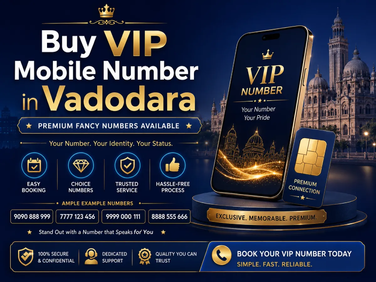 Buy VIP Mobile Number in Vadodara | Fancy & Premium Numbers Online