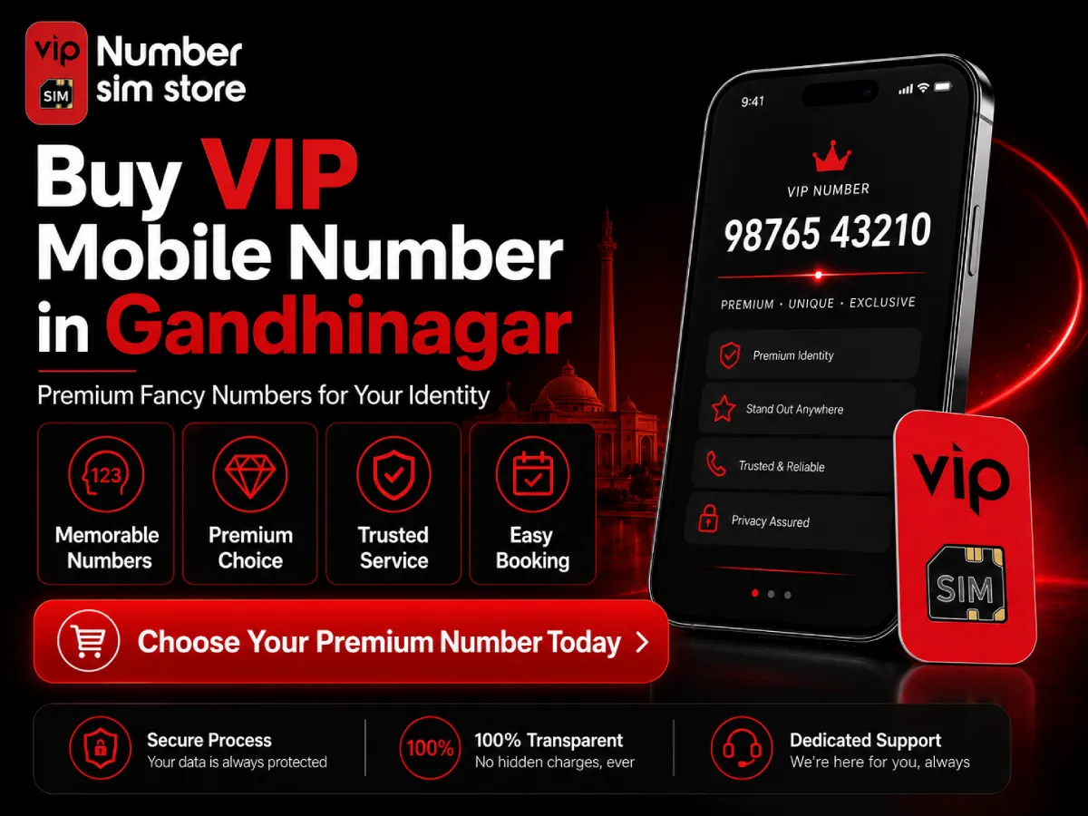 Buy VIP Mobile Number in Gandhinagar | Fancy & Premium Numbers Online