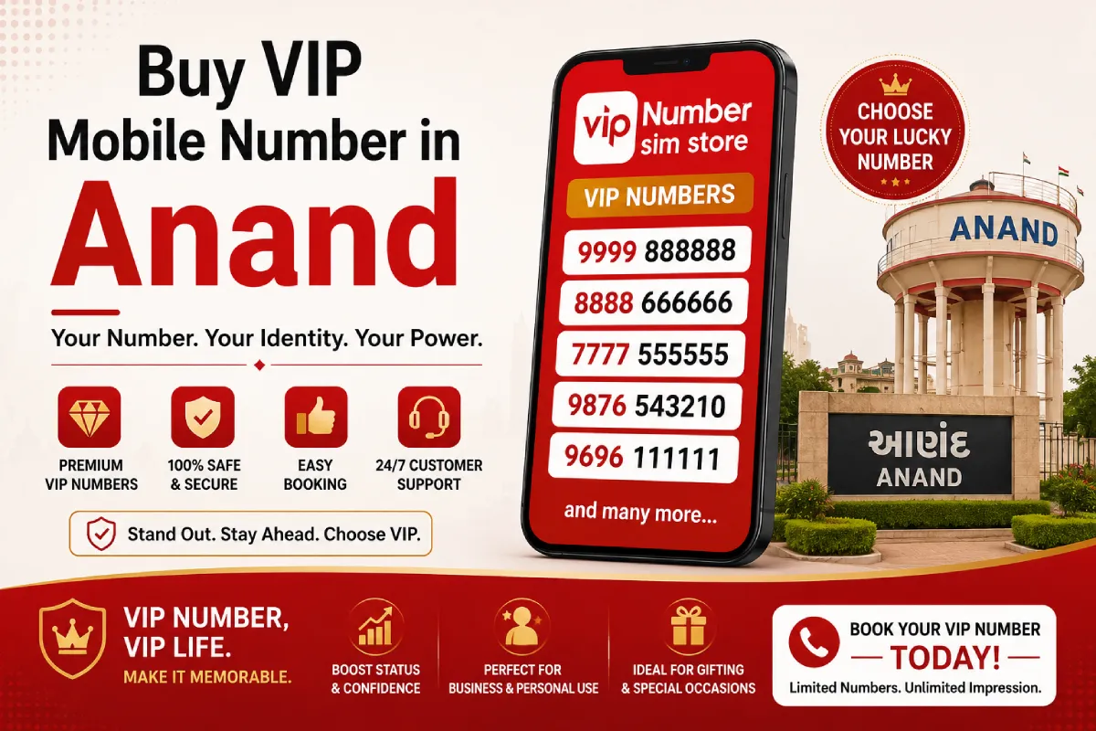 Buy VIP Mobile Number in Anand