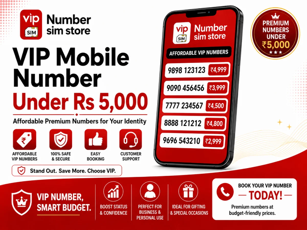 VIP Mobile Number Under Rs 5,000: Best Fancy Numbers to Buy Online