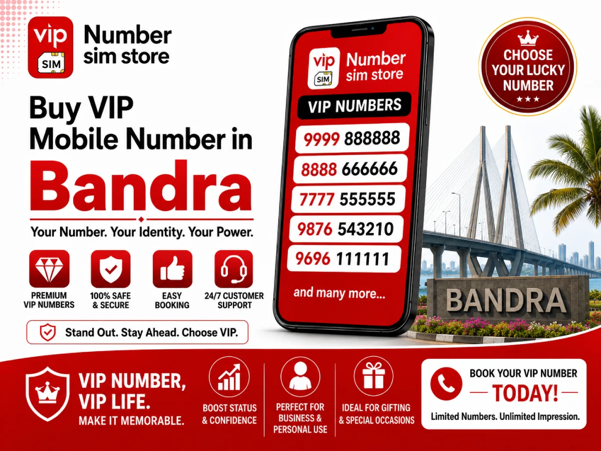 Buy VIP Mobile Number in Bandra | Fancy & Premium Numbers Online