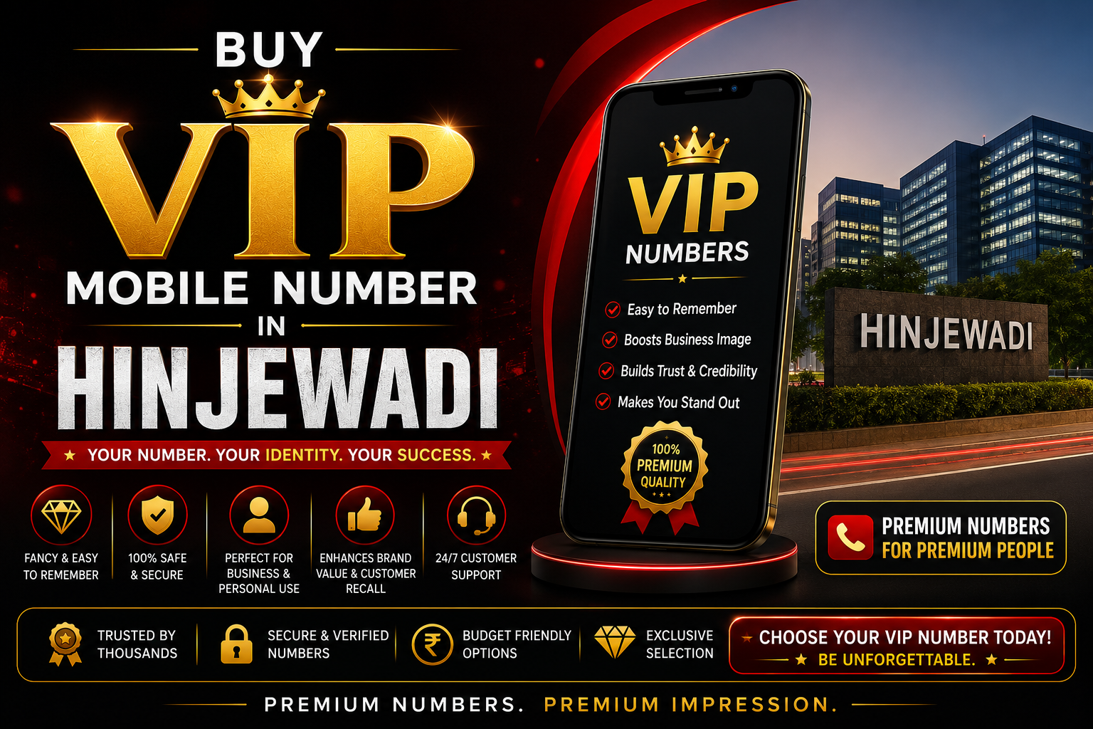 Buy VIP Mobile Number in Hinjewadi | Fancy & Premium Numbers Online