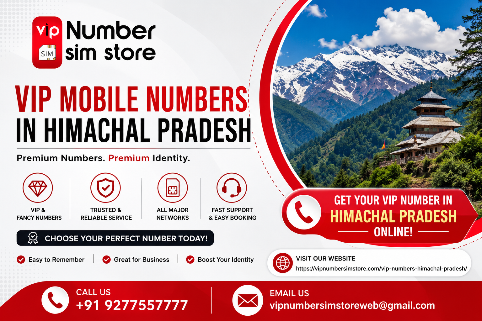 Buy a VIP Mobile Number in Himachal Pradesh Online