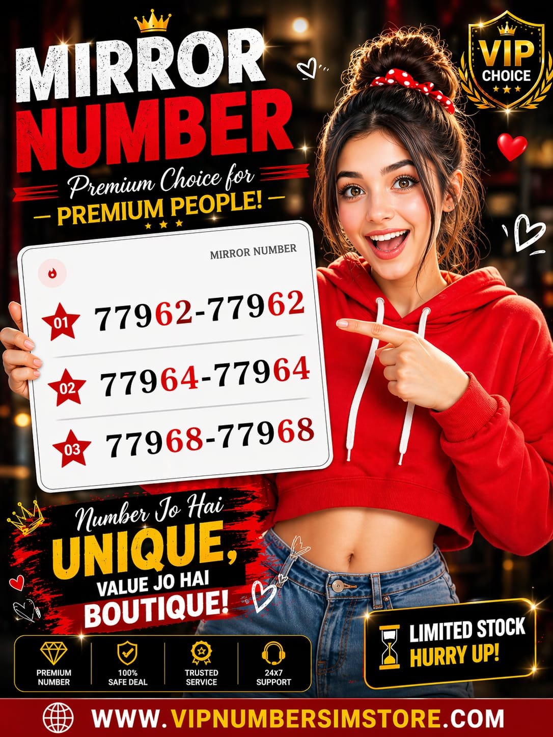 NEW VIP NUMBER